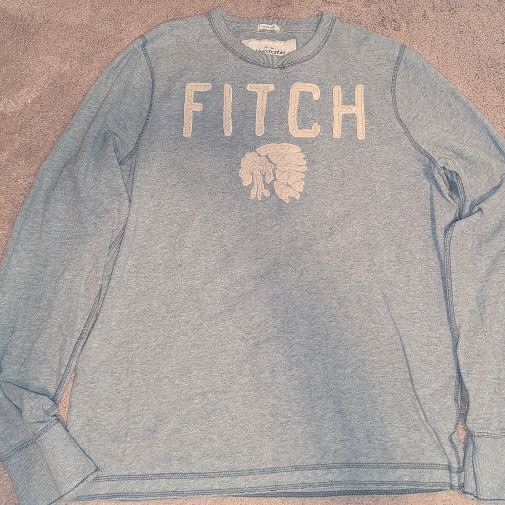 Abercrombie & Fitch Gray Muscle Shirt